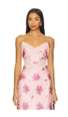 Loveshackfancy Brimsley Top In Pink