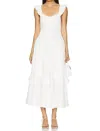Loveshackfancy Brin Smocked Sundress In White