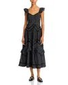 Loveshackfancy Short Dresses In Midnight Snowfall