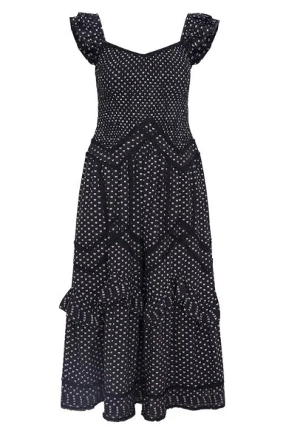 Loveshackfancy Short Dresses In Midnight Snowfall