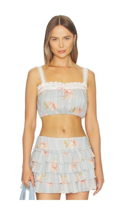 Loveshackfancy Broca Top In Multi