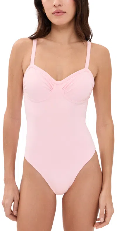 Loveshackfancy Brooksie Swimsuit Starlit Pink
