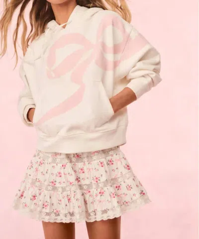 Loveshackfancy Brunella Hoodie In White