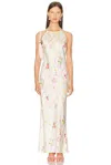 Loveshackfancy Brynthe Floral Halterneck Maxi Dress