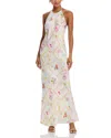 Loveshackfancy Brynthe Floral Halterneck Maxi Dress