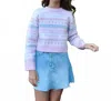 Loveshackfancy Calina Peach Dream Pullover In Multi In Multi