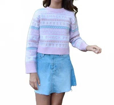 Loveshackfancy Kids' Calina Peach Dream Pullover In Multi