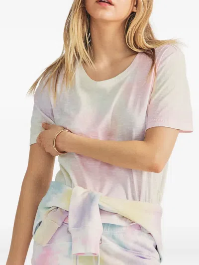 Loveshackfancy Calix Tie-dye T-shirt In White
