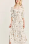 Loveshackfancy Calluna Dress In Amber Dust In Multi