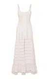 Loveshackfancy Calyx Lace Cotton Maxi Dress In Pink