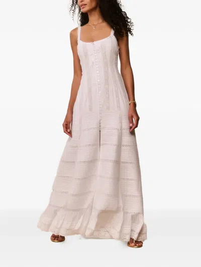 Loveshackfancy Calyx Maxi Dress In White
