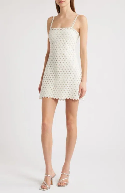 LOVESHACKFANCY LOVESHACKFANCY CAMARA COTTON MINIDRESS