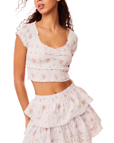 Loveshackfancy Cambron Top In Red