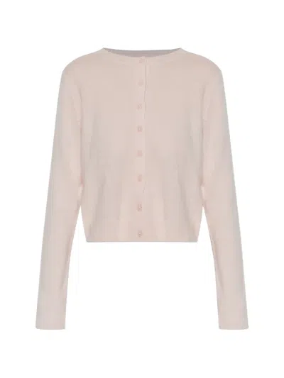 Loveshackfancy Cameyrn Bow-detail Cardigan In Pink
