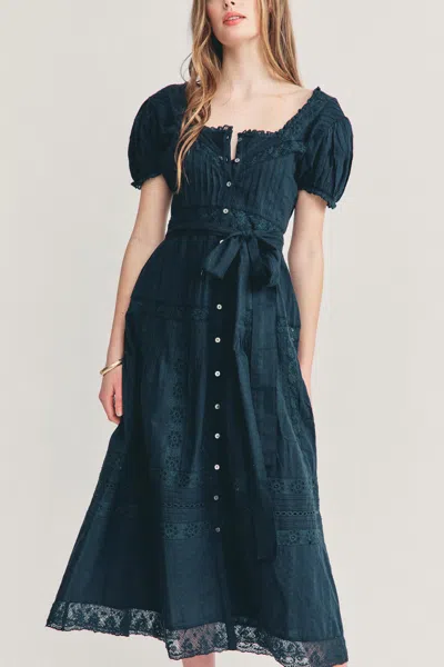 Loveshackfancy Carabella Dress Black