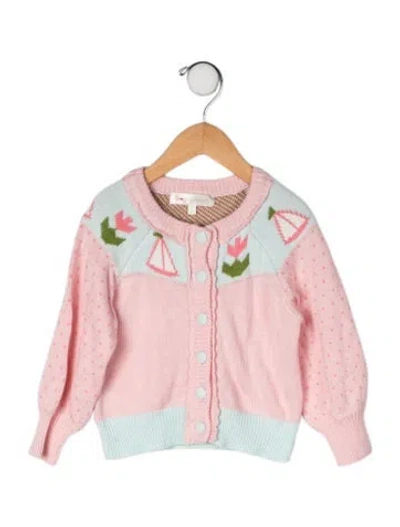 Pre-owned Loveshackfancy Babies' Cardigan In Multi