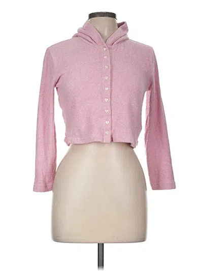 Pre-owned Loveshackfancy Cardigan Sweater In Pink