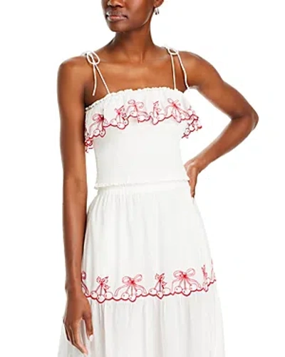 Loveshackfancy Carletta Top In White