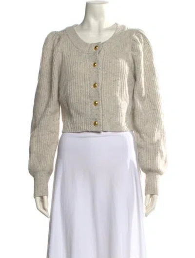 Pre-owned Loveshackfancy Cashmere Crew Neck Sweater In Neutral