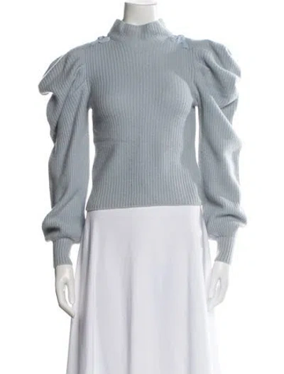 Pre-owned Loveshackfancy Cashmere Turtleneck Sweater In Multi