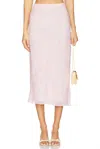 Loveshackfancy Castle Midi Skirt In Candy Fluff