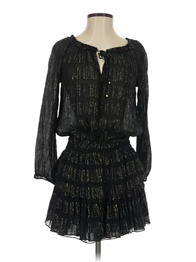 Pre-owned Loveshackfancy Casual Dress In Black