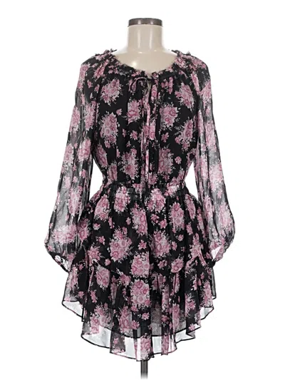 Pre-owned Loveshackfancy Casual Dress In Black