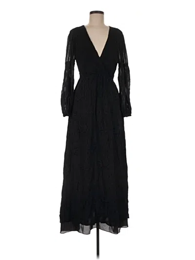 Pre-owned Loveshackfancy Casual Dress In Black