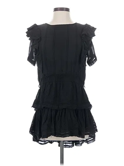 Pre-owned Loveshackfancy Casual Dress In Black