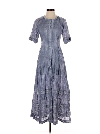 Pre-owned Loveshackfancy Casual Dress In Blue