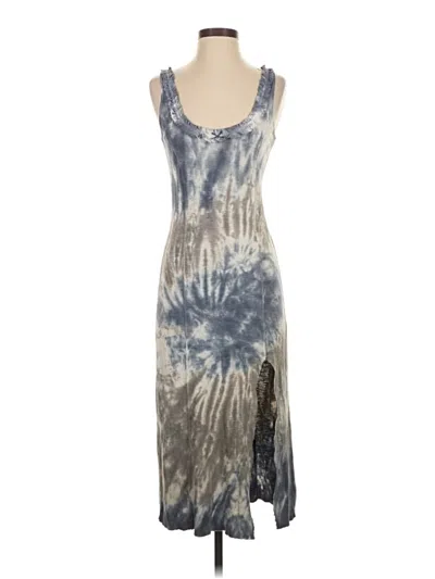 Pre-owned Loveshackfancy Casual Dress In Gray