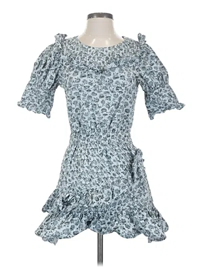 Pre-owned Loveshackfancy Casual Dress In Gray