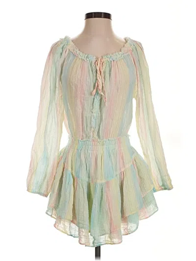 Pre-owned Loveshackfancy Casual Dress In Green