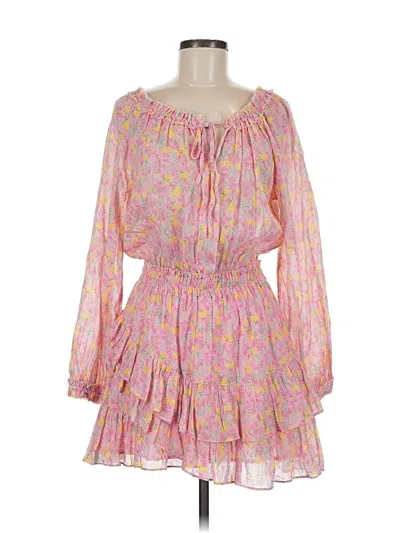 Pre-owned Loveshackfancy Casual Dress In Pink