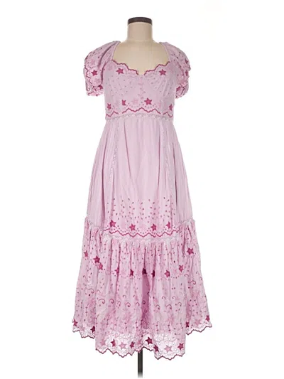 Pre-owned Loveshackfancy Casual Dress In Pink