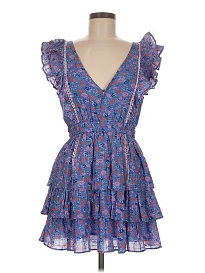 Pre-owned Loveshackfancy Casual Dress In Purple