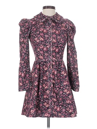 Pre-owned Loveshackfancy Casual Dress In Purple