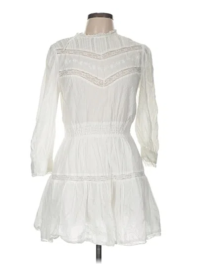 Pre-owned Loveshackfancy Casual Dress In White
