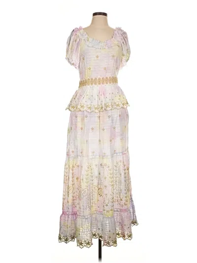 Pre-owned Loveshackfancy Casual Dress In White
