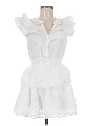 Pre-owned Loveshackfancy Casual Dress In White