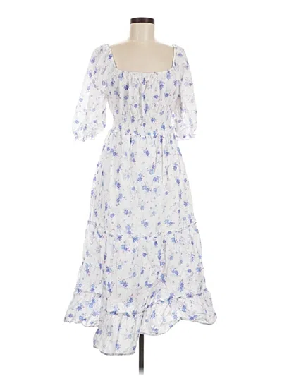Pre-owned Loveshackfancy Casual Dress In White