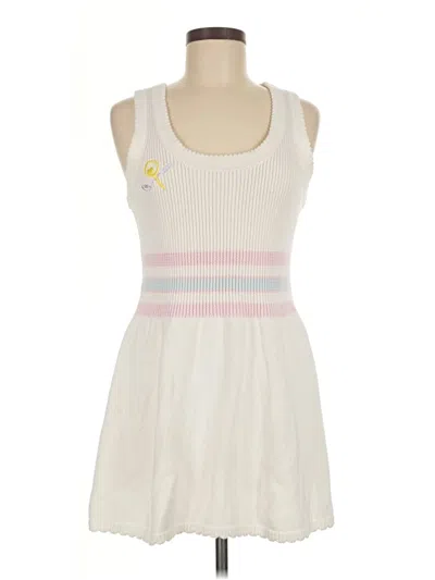 Pre-owned Loveshackfancy Casual Dress In White