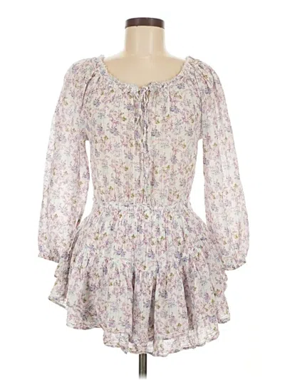 Pre-owned Loveshackfancy Casual Dress In White