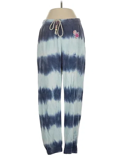 Pre-owned Loveshackfancy Casual Pants In Blue