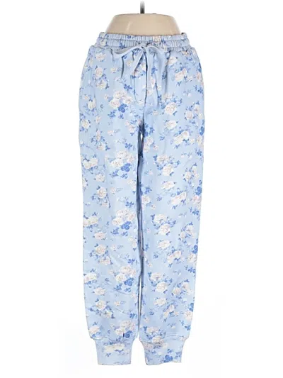 Pre-owned Loveshackfancy Casual Pants In Blue