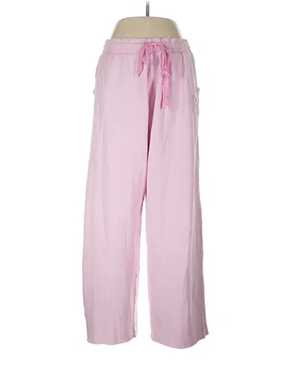 Pre-owned Loveshackfancy Casual Pants In Pink