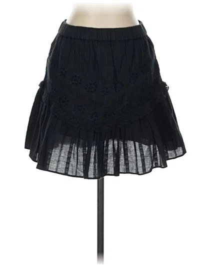 Pre-owned Loveshackfancy Casual Skirt In Black