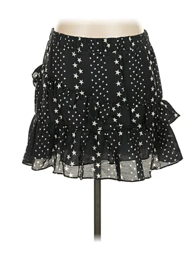 Pre-owned Loveshackfancy Casual Skirt In Black