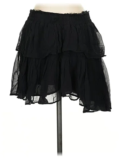Pre-owned Loveshackfancy Casual Skirt In Black