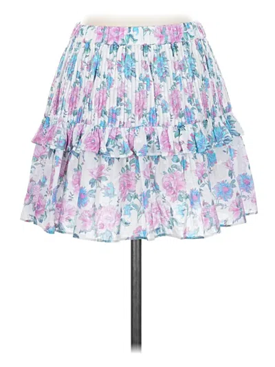 Pre-owned Loveshackfancy Casual Skirt In Blue
